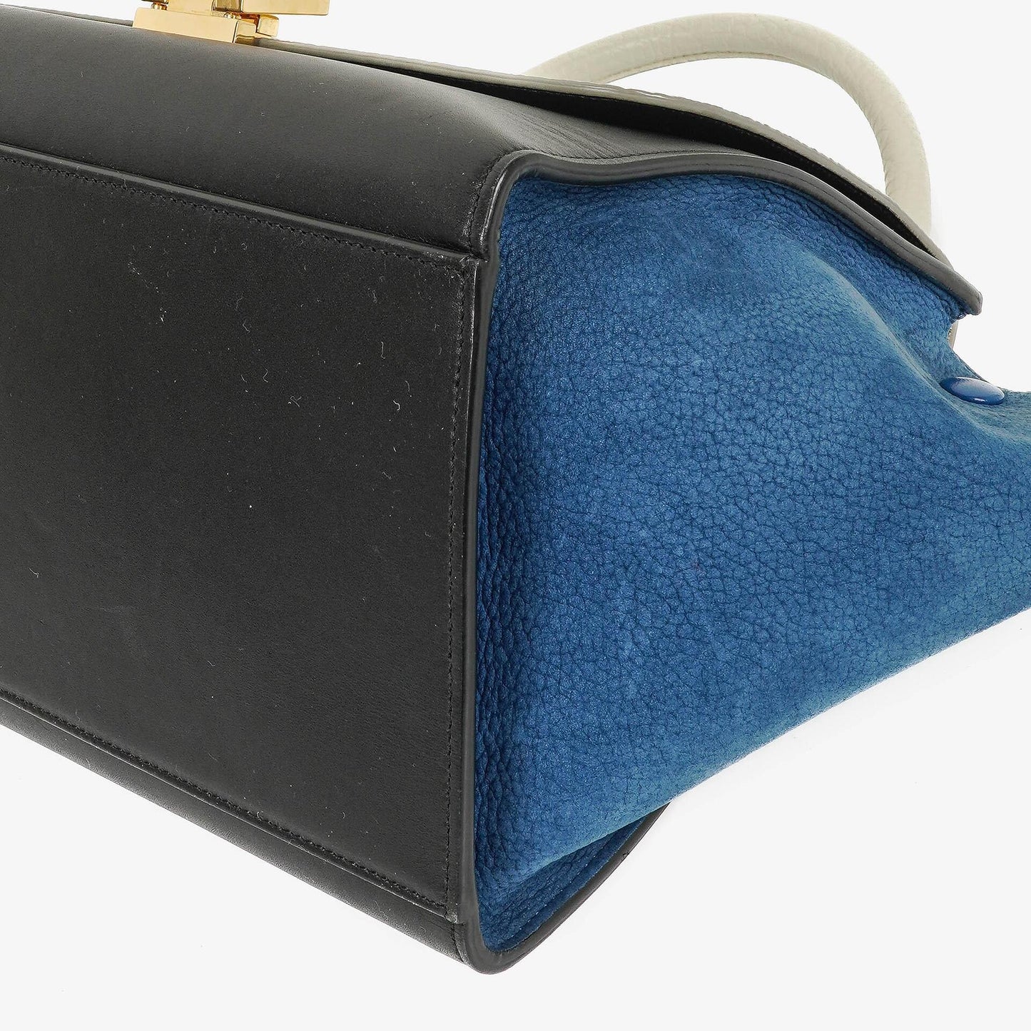 Celine kleine Trapeze Tasche aus mehrfarbig gestreiftem Canvas