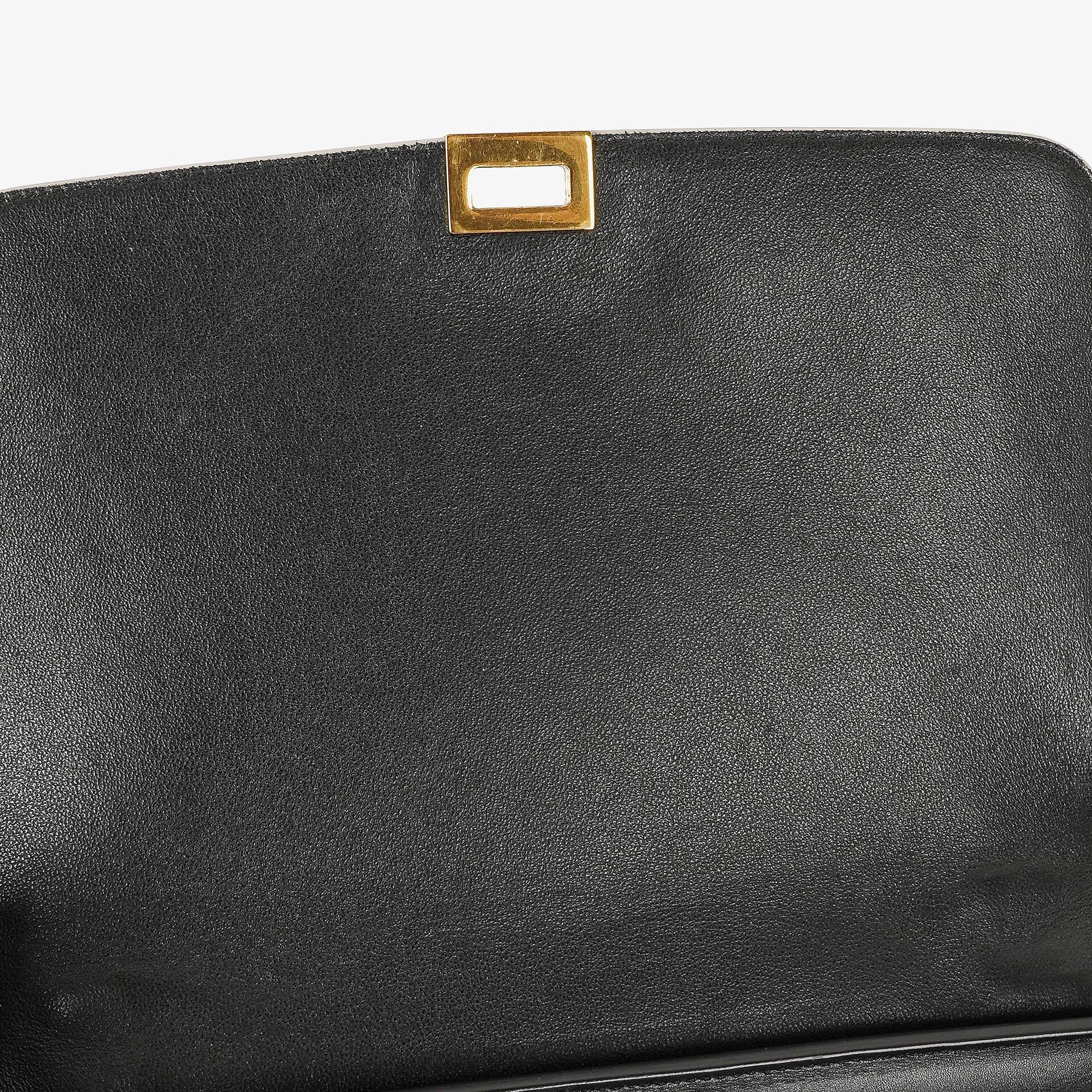 Celine kleine Trapeze Tasche aus mehrfarbig gestreiftem Canvas