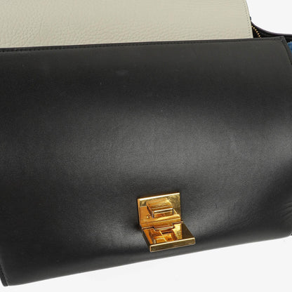 Celine kleine Trapeze Tasche aus mehrfarbig gestreiftem Canvas