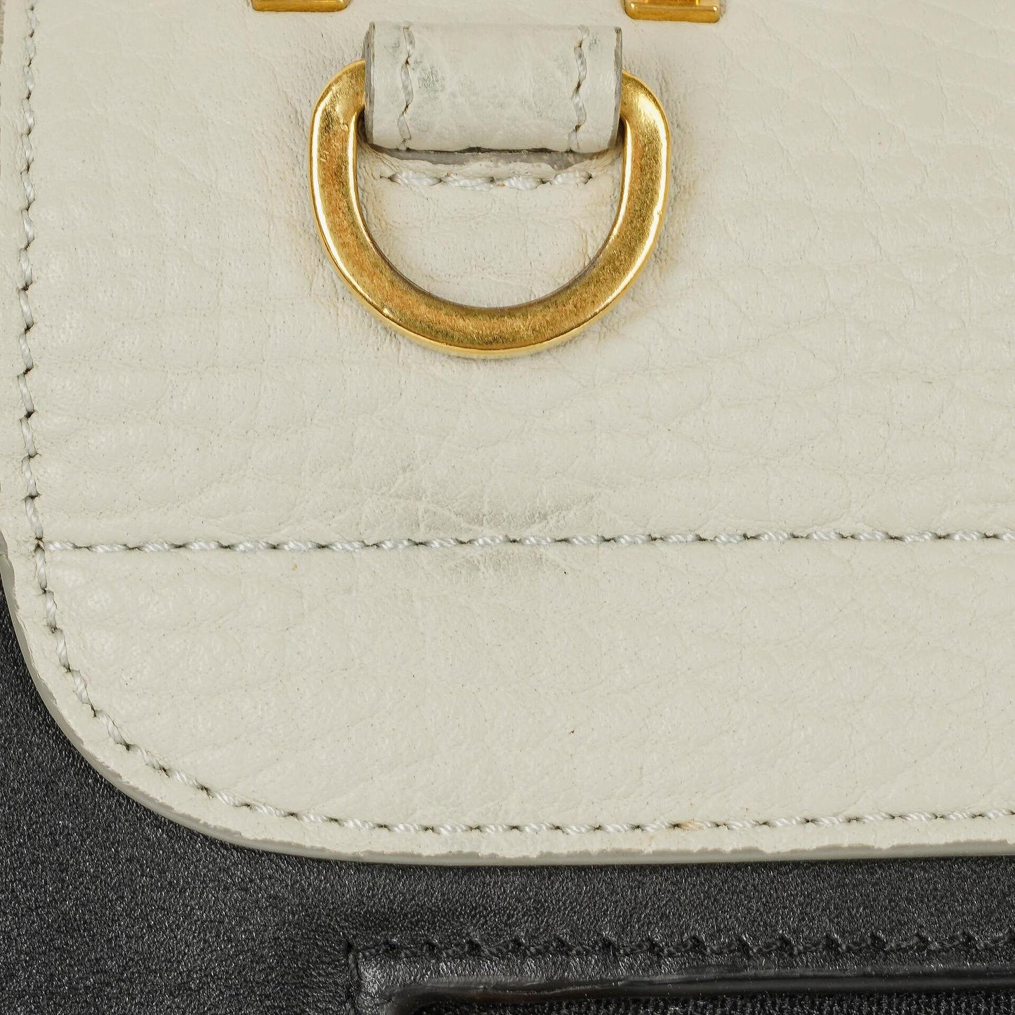 Celine kleine Trapeze Tasche aus mehrfarbig gestreiftem Canvas