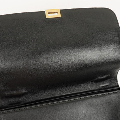 Celine Kleine Trapeze Tasche aus Tri-Color Leder und Wildleder