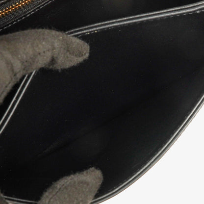 Celine Triomphe Tasche aus glänzendem Kalbsleder mit verstellbarem Leder-Schulterriemen