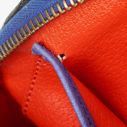 Celine Mini Tasche aus blauem Leder mit Zwei-Wege-Trageoption