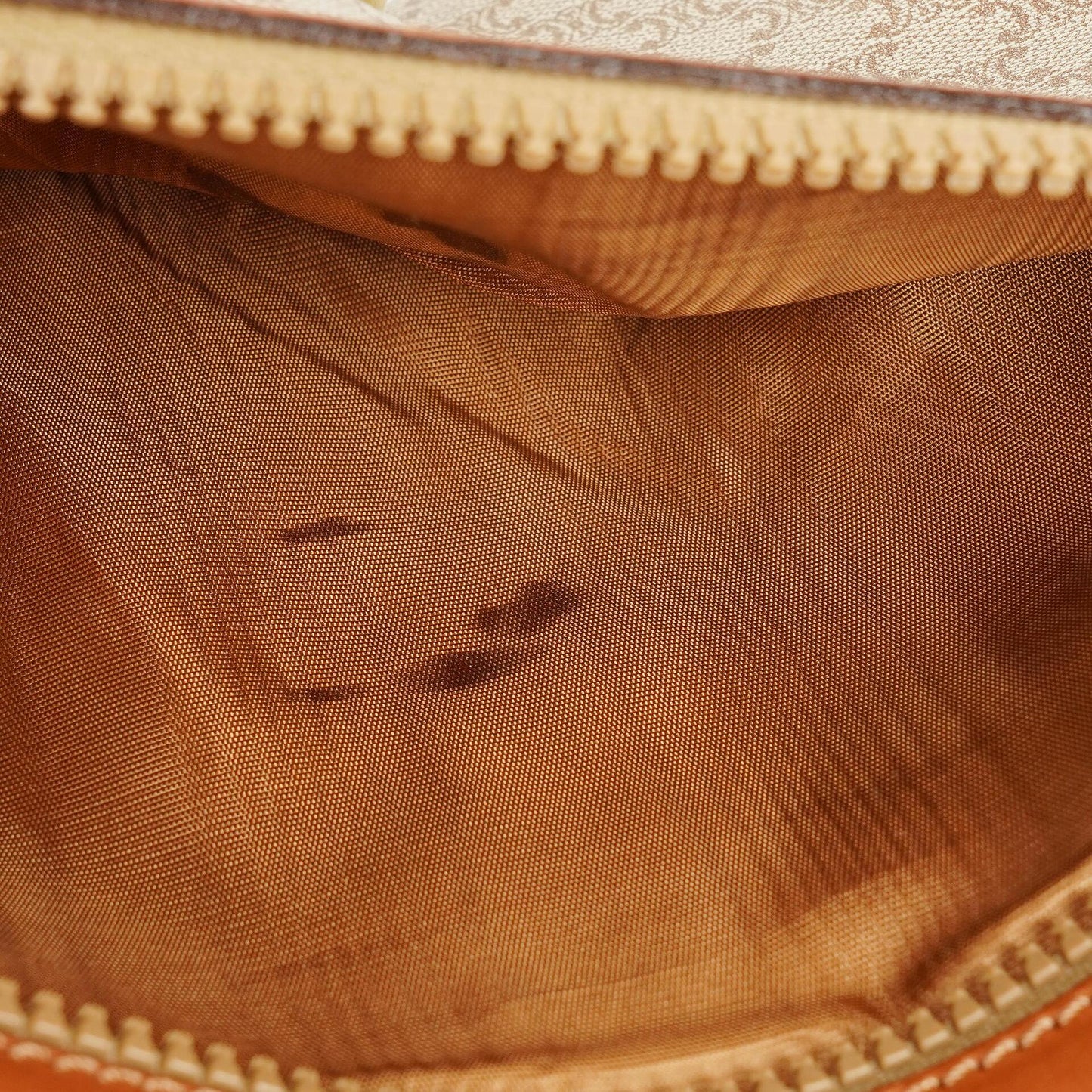 Celine Vintage Macadam Triomphe Clutch in Beige