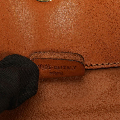 Celine Vintage Macadam Triomphe Clutch in Beige