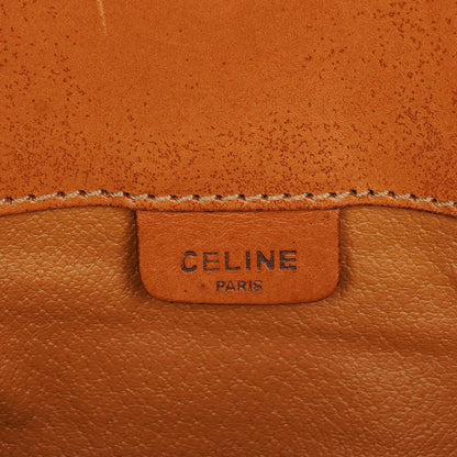 Celine Vintage Macadam Triomphe Clutch in Beige