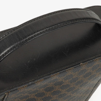 Celine Vintage Macadam Triomphe Vanity Bag in Schwarz