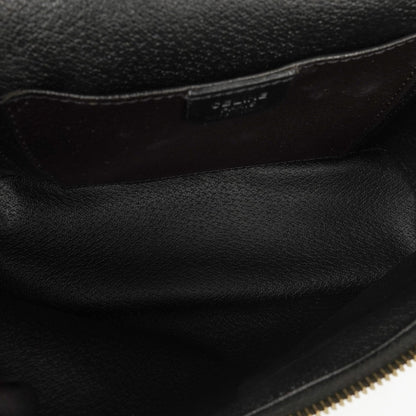 Celine Vintage Macadam Triomphe Vanity Bag in Schwarz