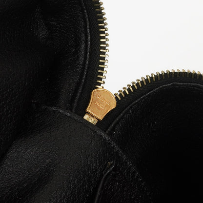Celine Vintage Macadam Triomphe Vanity Bag in Schwarz