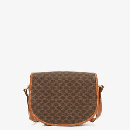 Celine Vintage Macadam Triomphe Braun Umhängetasche
