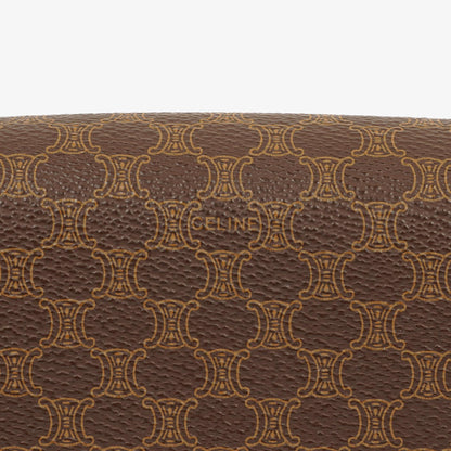 Celine Vintage Macadam Triomphe Braun Umhängetasche