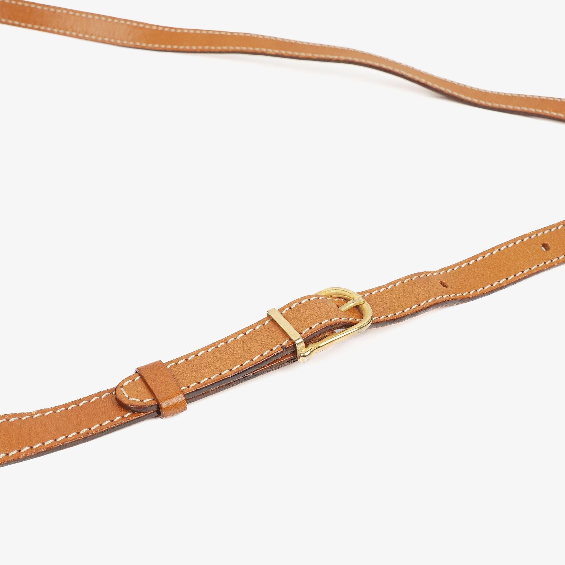 Celine Vintage Macadam Triomphe Braun Umhängetasche
