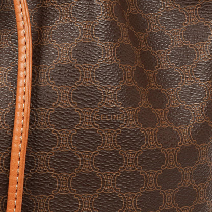 Celine Vintage Macadam Triomphe Braune Zugband Bucket Bag Sehr gut