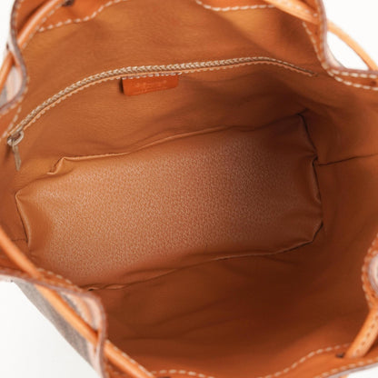 Celine Vintage Macadam Triomphe Braune Zugband Bucket Bag Sehr gut