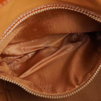 Celine Vintage Macadam Triomphe Bucket Tasche mit Kordelzug in Braun