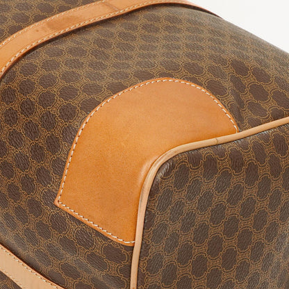 Celine Vintage Macadam Triomphe Reisetasche in Braun