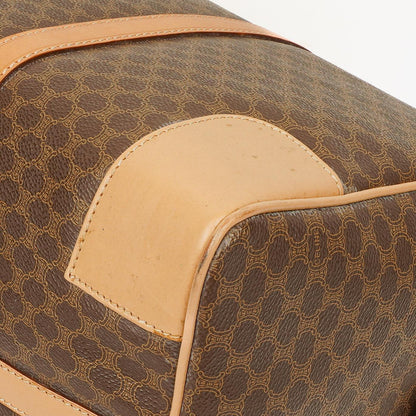 Celine Vintage Macadam Triomphe Reisetasche in Braun
