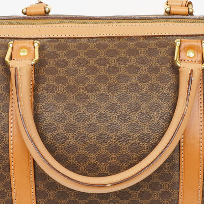 Celine Vintage Macadam Triomphe Reisetasche in Braun
