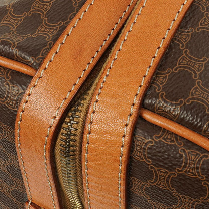 Celine Vintage Macadam Triomphe Braune Reisetasche