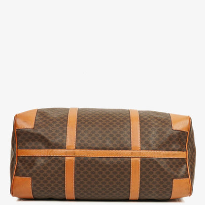 Celine Vintage Macadam Triomphe Braune Reisetasche