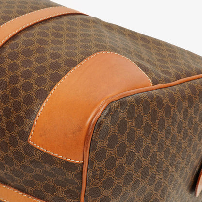 Celine Vintage Macadam Triomphe Braune Reisetasche