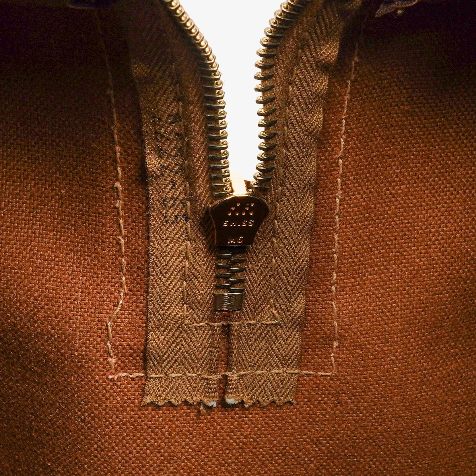 Celine Vintage Macadam Triomphe Braune Reisetasche