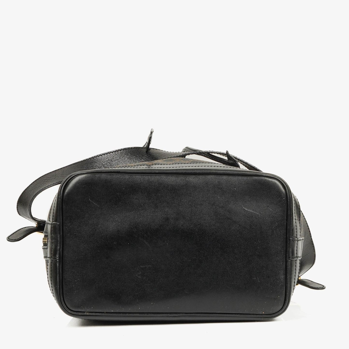 Celine Vintage Macadam Triomphe Kordelzug Bucket Bag