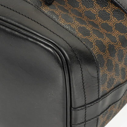 Celine Vintage Macadam Triomphe Kordelzug Bucket Bag