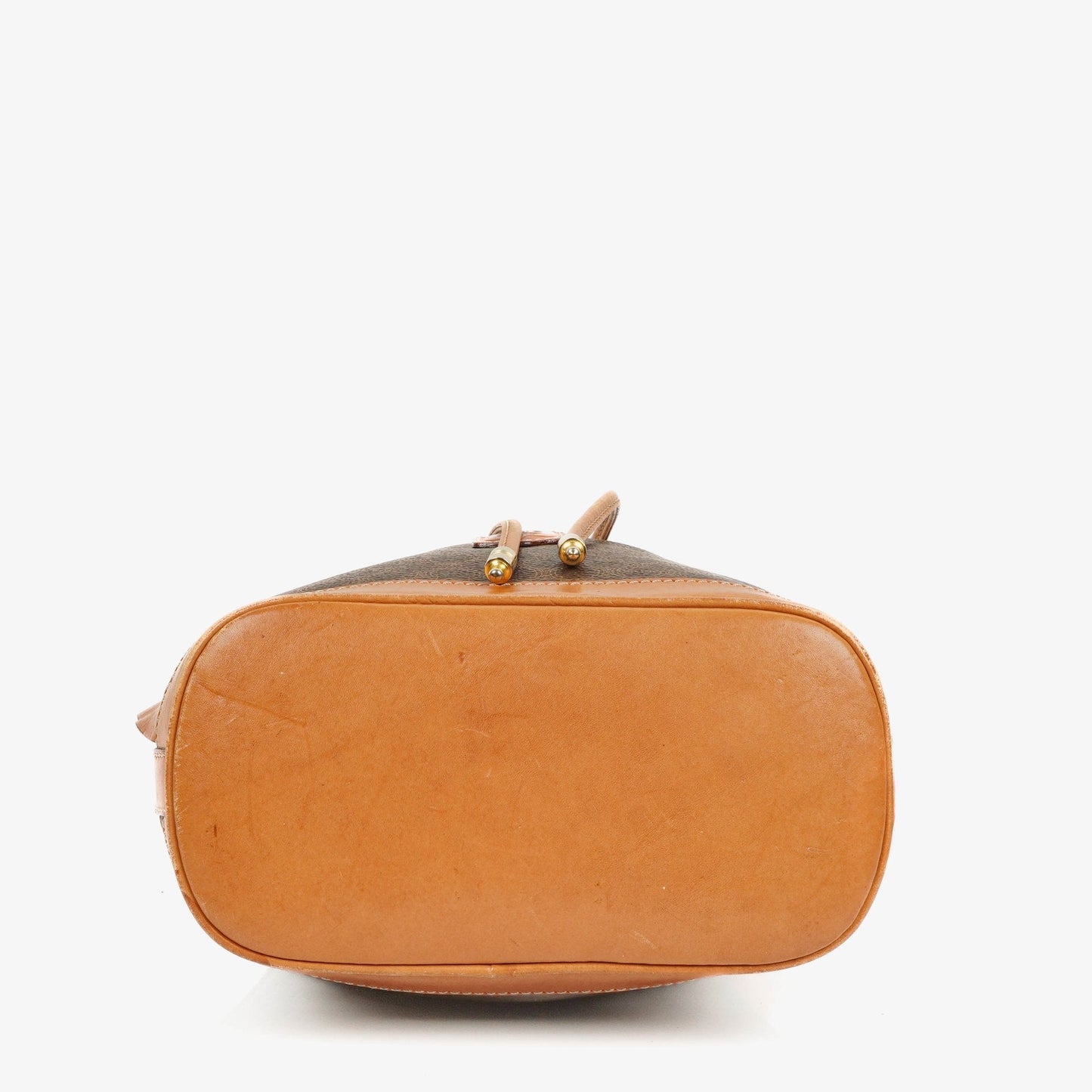 Celine Vintage Macadam Triomphe Bucket Bag mit Kordelzug