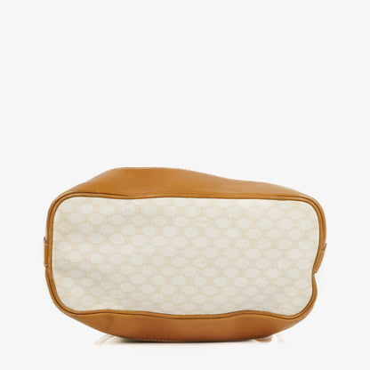 Celine Vintage Macadam Triomphe Bucket Bag mit Kordelzug