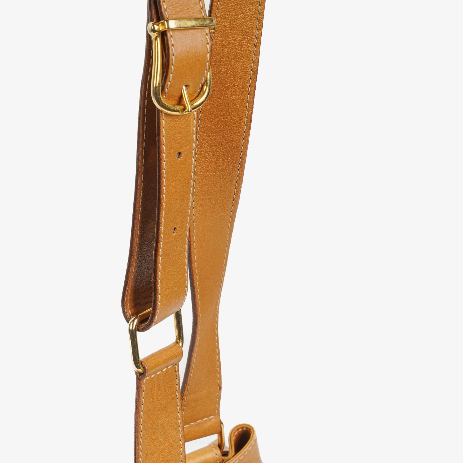 Celine Vintage Macadam Triomphe Bucket Bag mit Kordelzug
