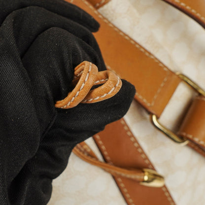 Celine Vintage Macadam Triomphe Bucket Bag mit Kordelzug