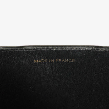 Chanel 2.55 Schultertasche aus schwarzem Lackleder mit Mademoiselle-Kette