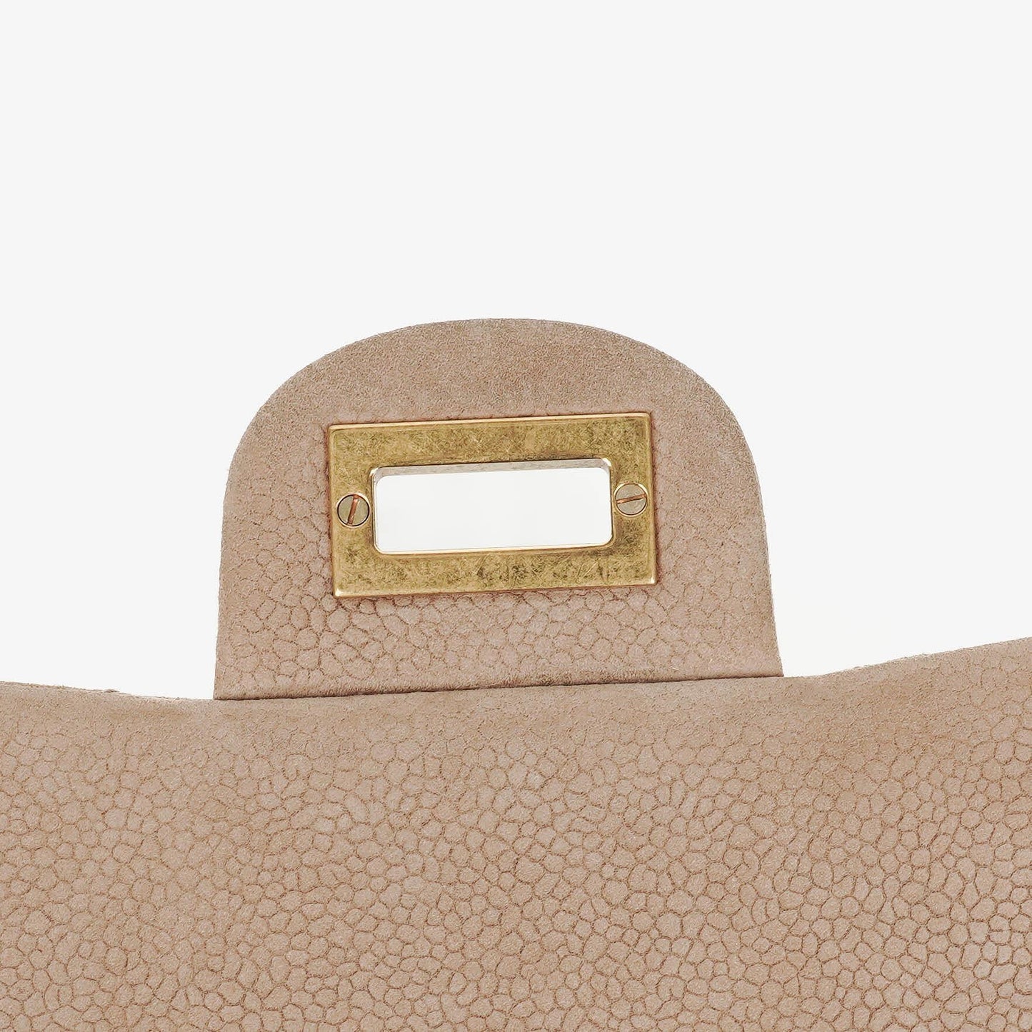 Chanel 2.55 Reissue 227 Flap Bag aus beigem gestepptem Kaviarleder mit goldfarbenen Beschlägen