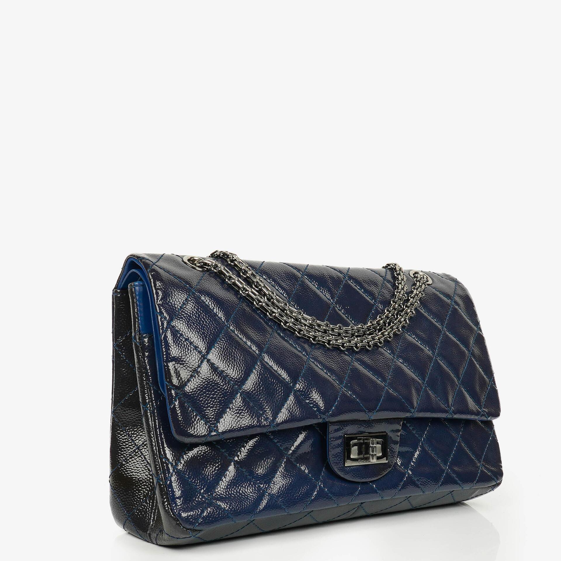 Chanel 2.55 Reissue 227 gesteppte Caviar Flap Tasche