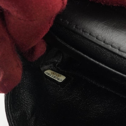 Chanel 2.55 Reissue Flap Belt Bag aus schwarzem gestepptem gealtertem Kalbsleder