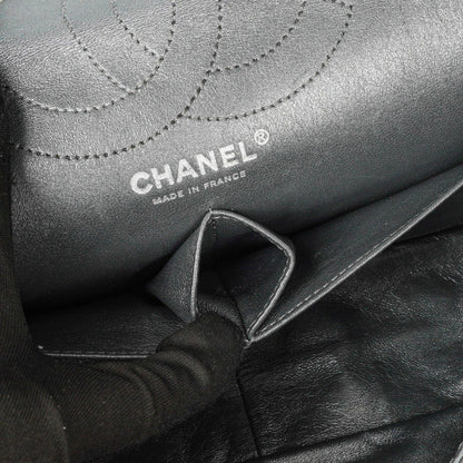 Chanel 2.55 Reissue 226 Flap Tasche aus metallisch grauem Kalbsleder