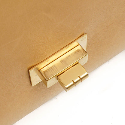 Chanel Accordion Chocolate Bar 2.55 Klappentasche Beige Gestepptes Lammleder, 2000-2002