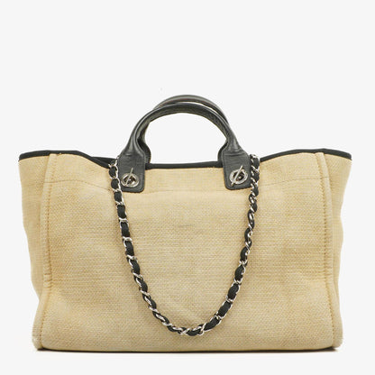 Chanel Deauville Medium Tote Bag in Beige