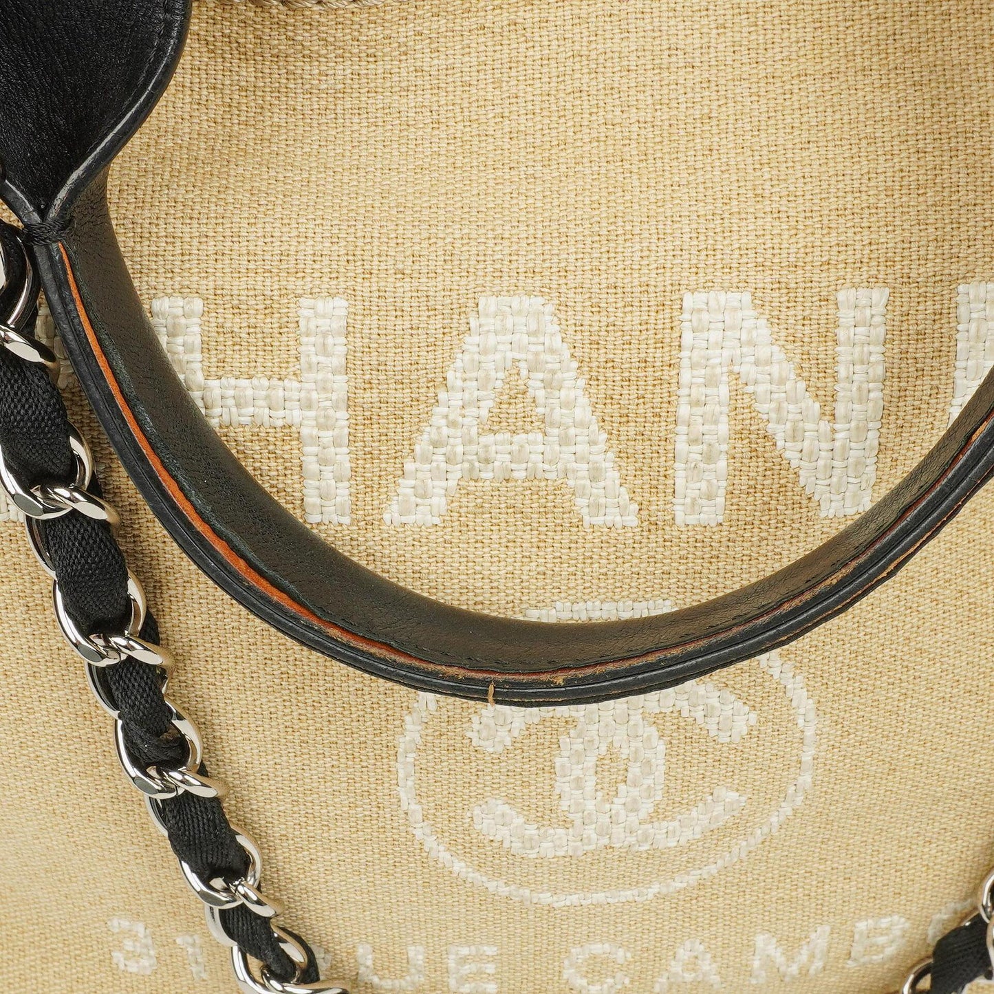 Chanel Deauville Medium Tote Bag in Beige