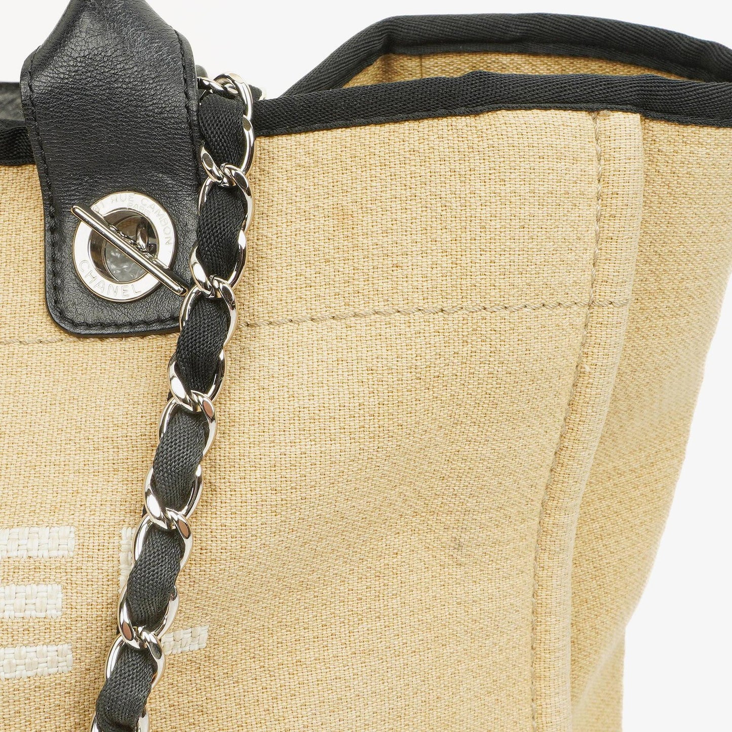 Chanel Deauville Medium Tote Bag in Beige
