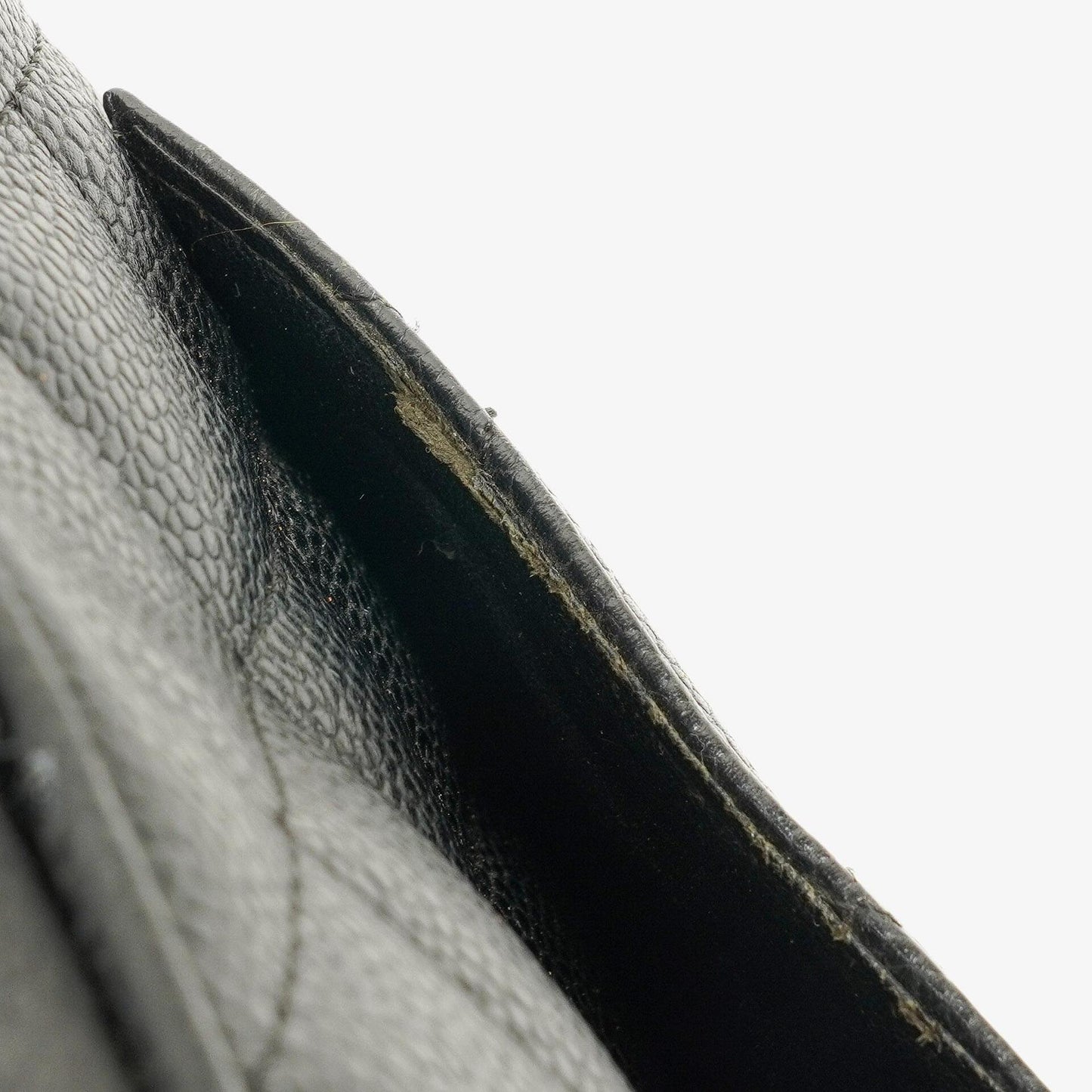 Chanel Boston Tasche aus schwarzem Caviar-Leder