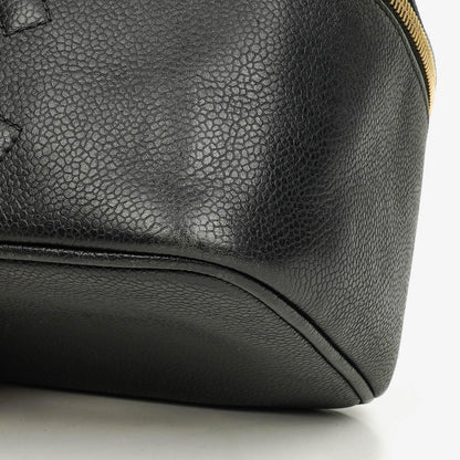 Chanel Vanity Case aus schwarzem Caviar-Leder