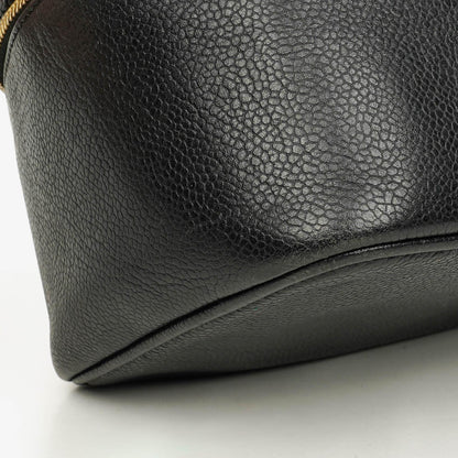 Chanel Vanity Case aus schwarzem Caviar-Leder
