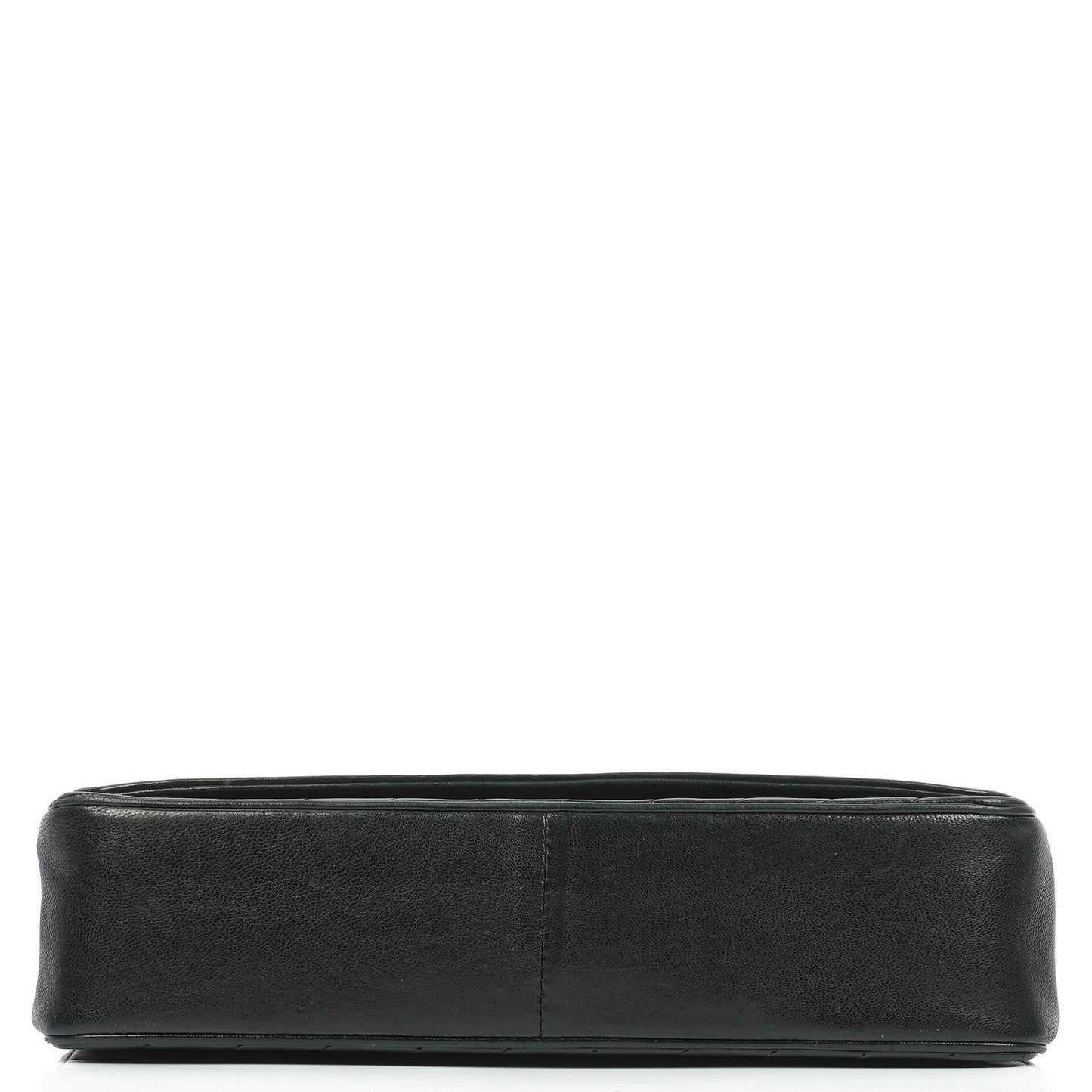 Chanel Classic Single Flap Tasche Medium Gesteppt Lammleder Schwarz mit 24K Gold Hardware