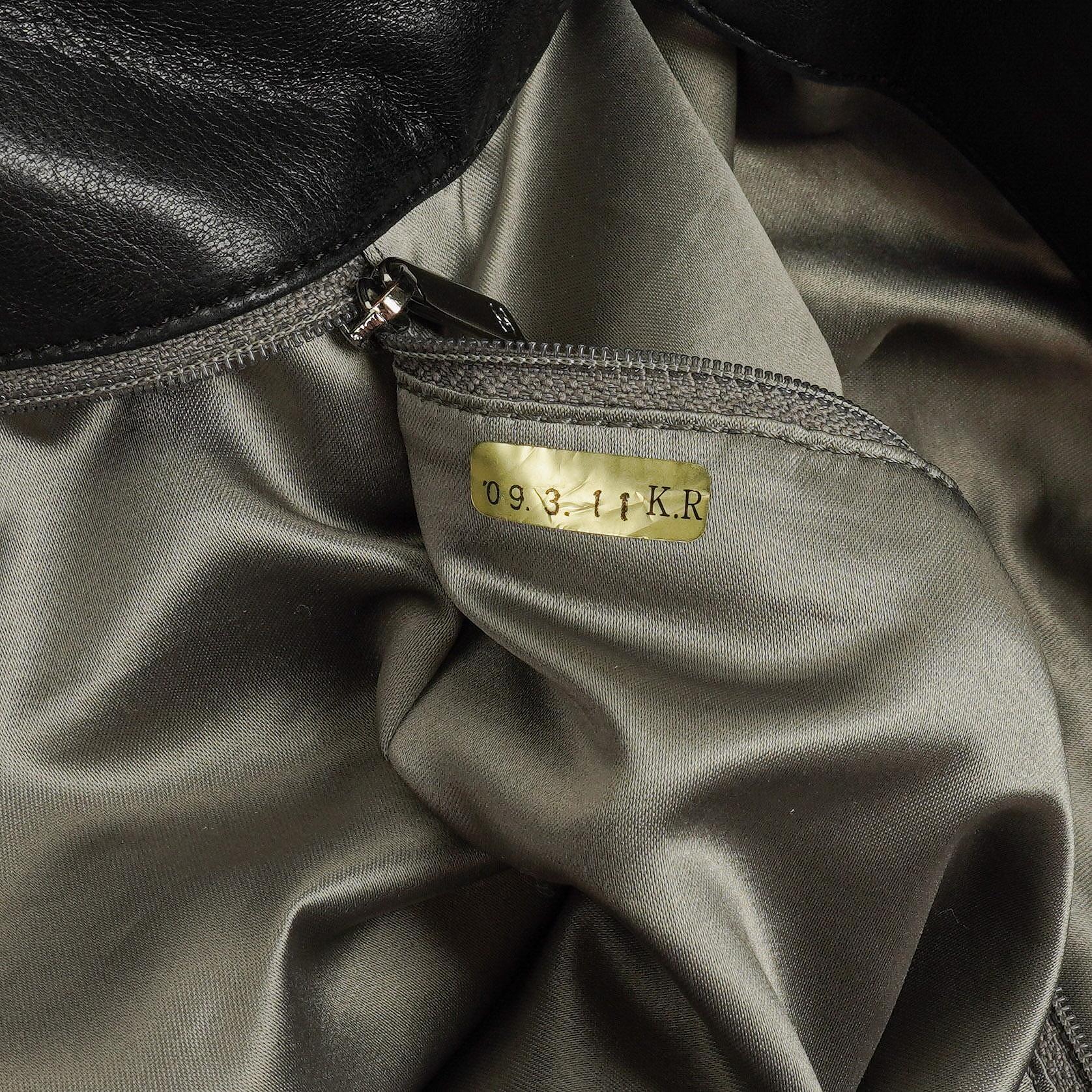 Chanel Große Brooklyn Ligne Patchwork Cabas Tote Tasche aus schwarzem Leder