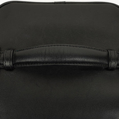 Chanel Kosmetikkoffer aus schwarzem Leder