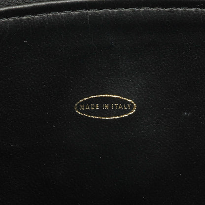 Chanel Kosmetikkoffer aus schwarzem Leder