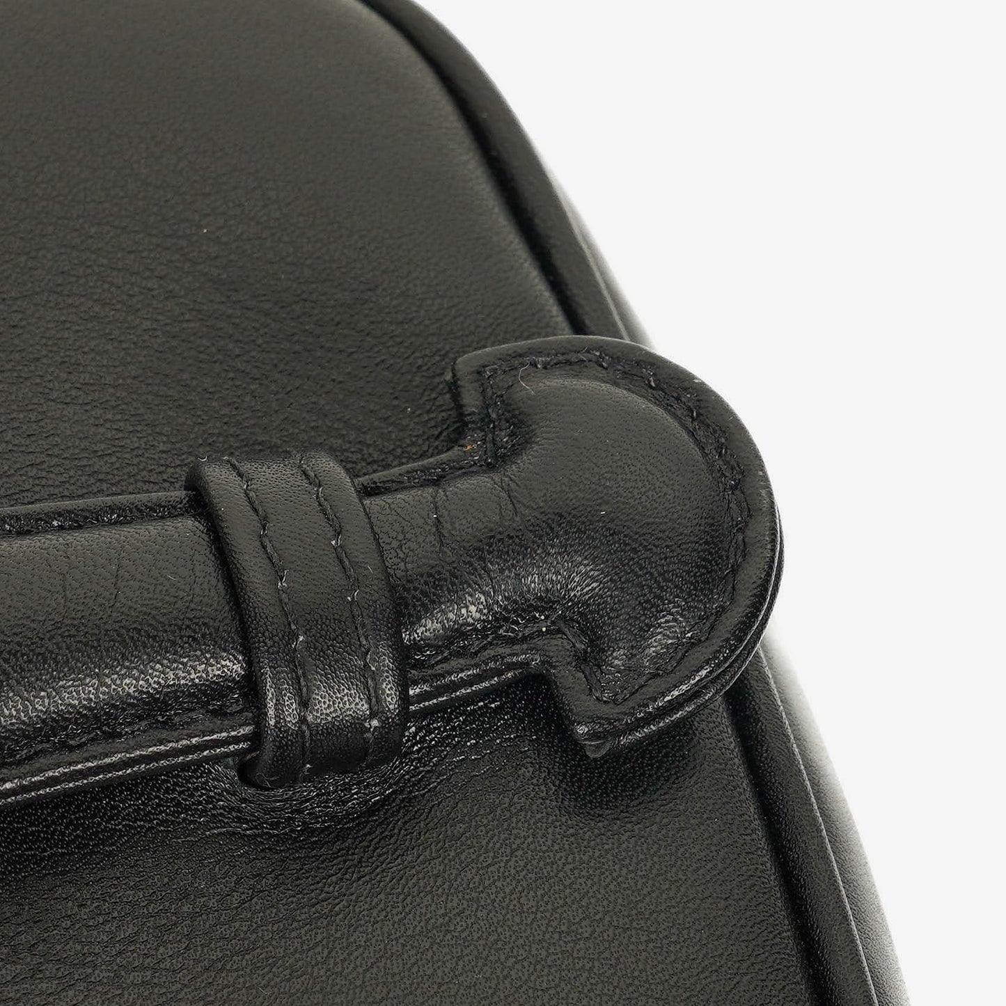 Chanel Vanity Case aus schwarzem Leder