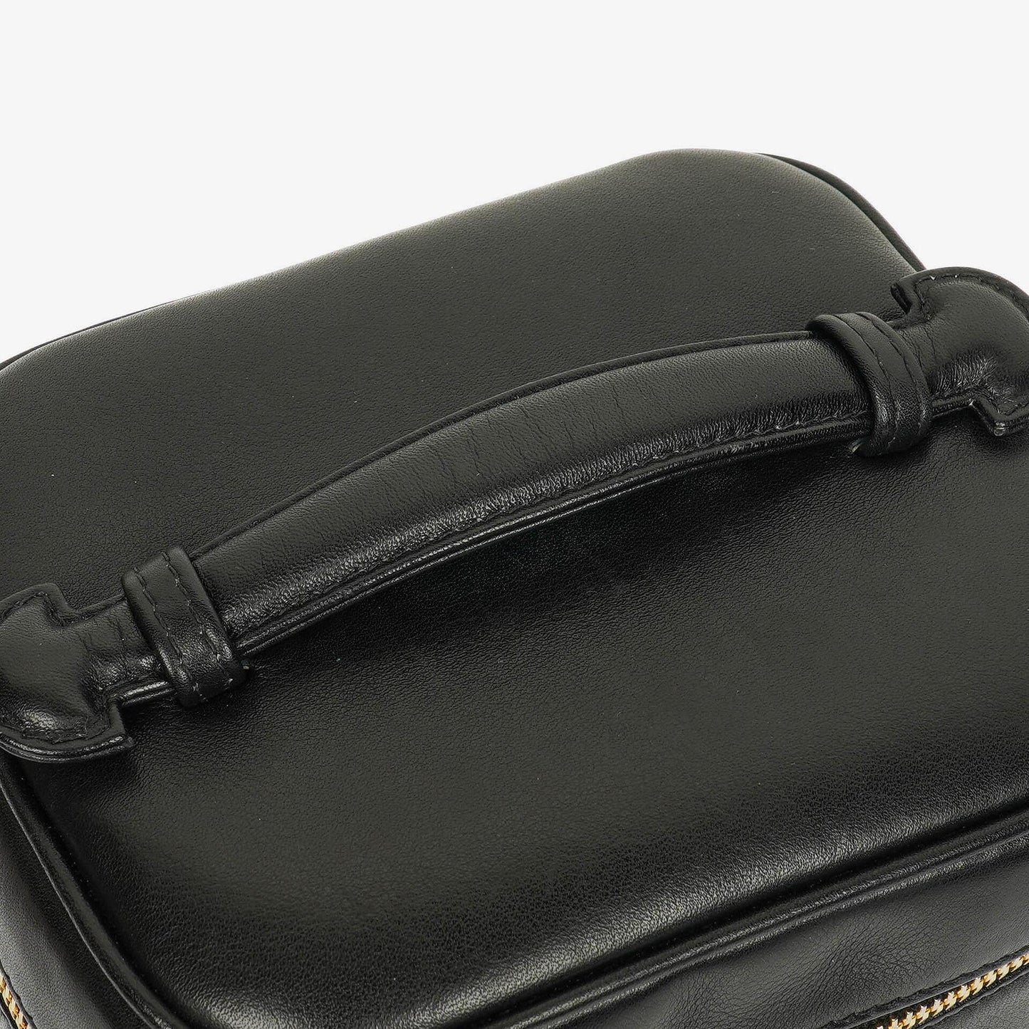 Chanel Vanity Case aus schwarzem Leder
